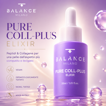 Siero Viso Collagene e Peptidi – Pure Coll-Plus Elixir