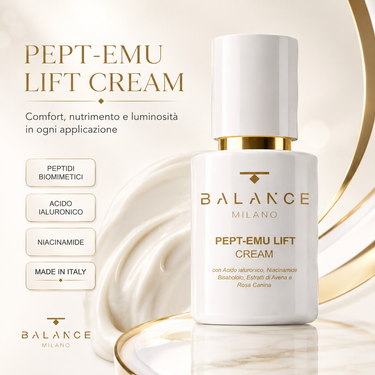Crema Viso Anti Age con Acido Ialuronico e Niacinamide – Pept-Emu Lift Cream
