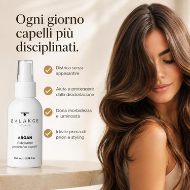 Spray Capelli Districante con Argan – Balance Milano