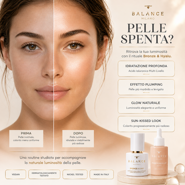 Routine Viso Glow con Autoabbronzante e Acido Ialuronico – Bronze Glow