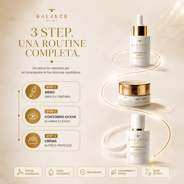 Kit Anti Age Completo Viso e Contorno Occhi – Pept-Emu Luxury Anti-Age